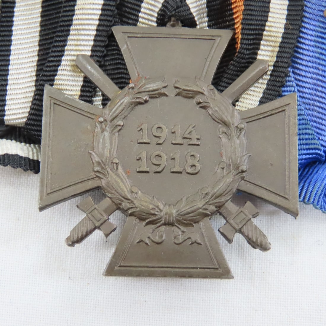 WWI German Bar w/4 Medals, 1914 Iron Cross 2nd - 6