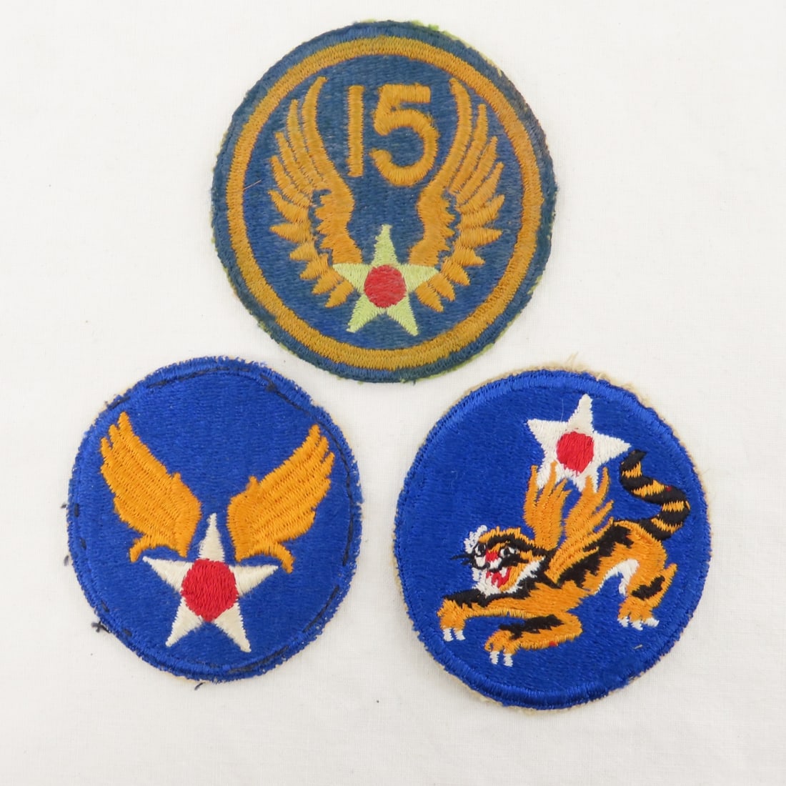 WWII US Patches, Power Squadrons Bullion Patch - 13