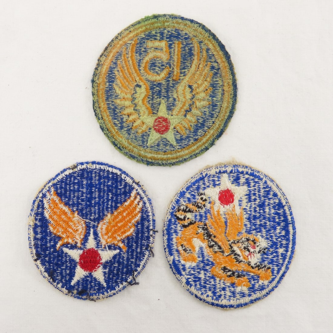 WWII US Patches, Power Squadrons Bullion Patch - 14