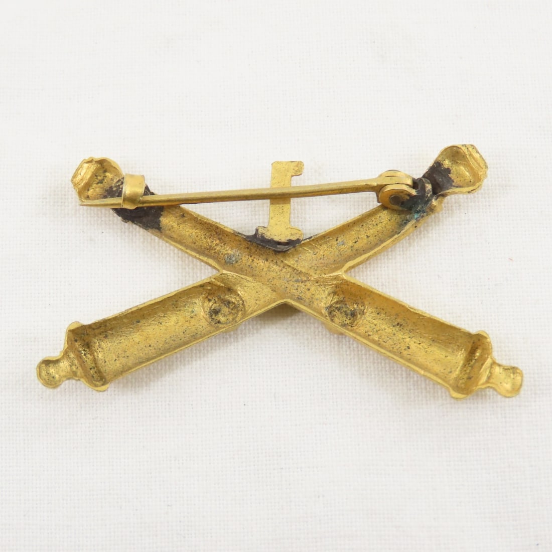 Spanish American & WWI insignia, Crossed Cannons - 15
