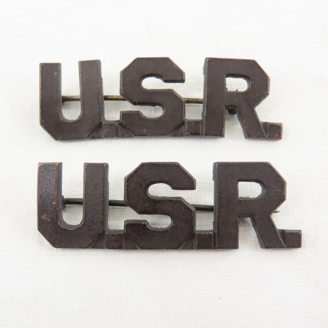 Spanish American & WWI insignia, Crossed Cannons - 2