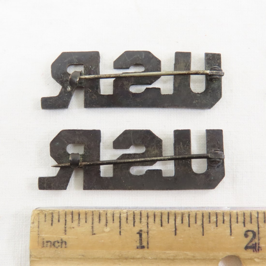 Spanish American & WWI insignia, Crossed Cannons - 3