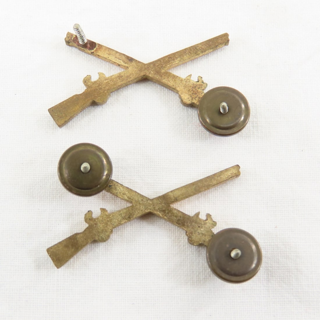 Spanish American & WWI insignia, Crossed Cannons - 5