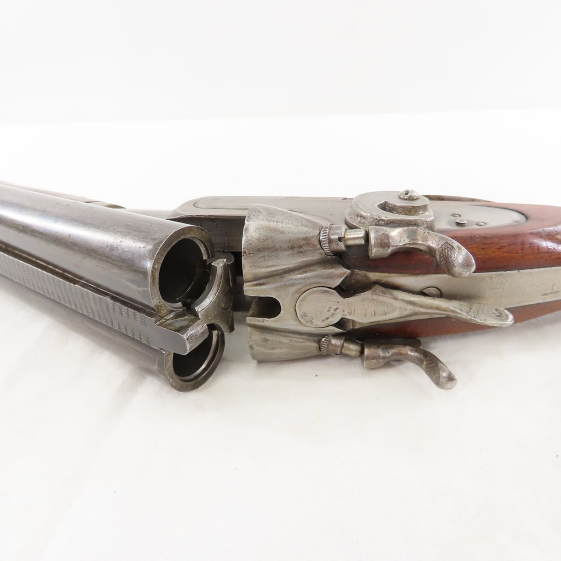 Crescent Arms 16GA SxS Hammer Shotgun - 10