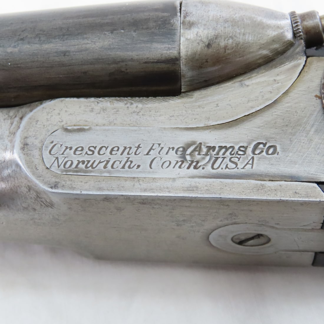 Crescent Arms 16GA SxS Hammer Shotgun - 11