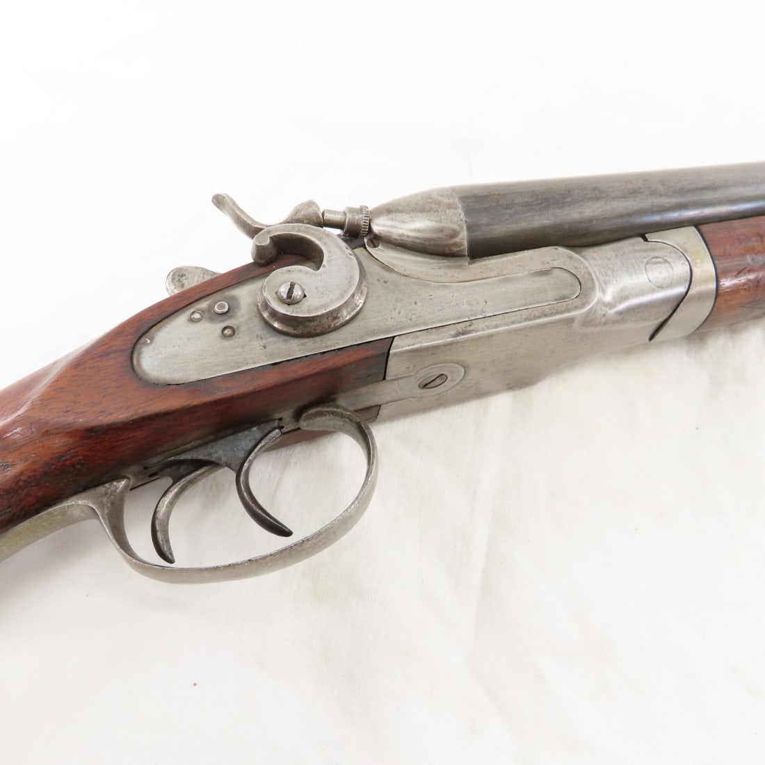 Crescent Arms 16GA SxS Hammer Shotgun - 9