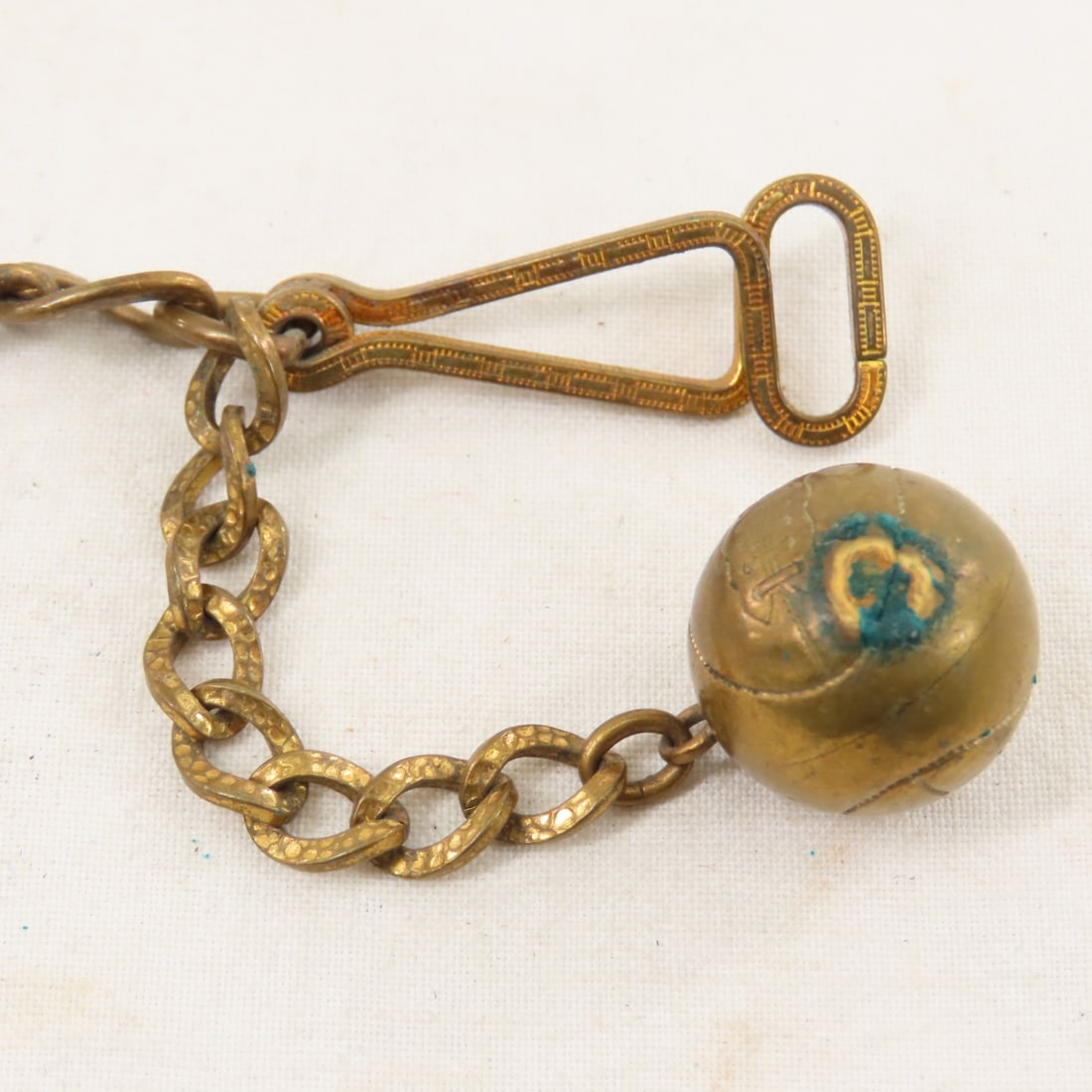 US Military Waltham Compass with Chain & Fob - 9