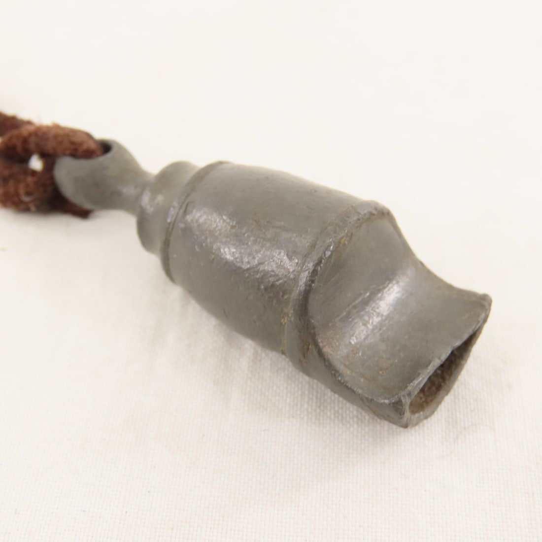 Civil War Era Flask, Police Whistle, Cap Insignia - 11