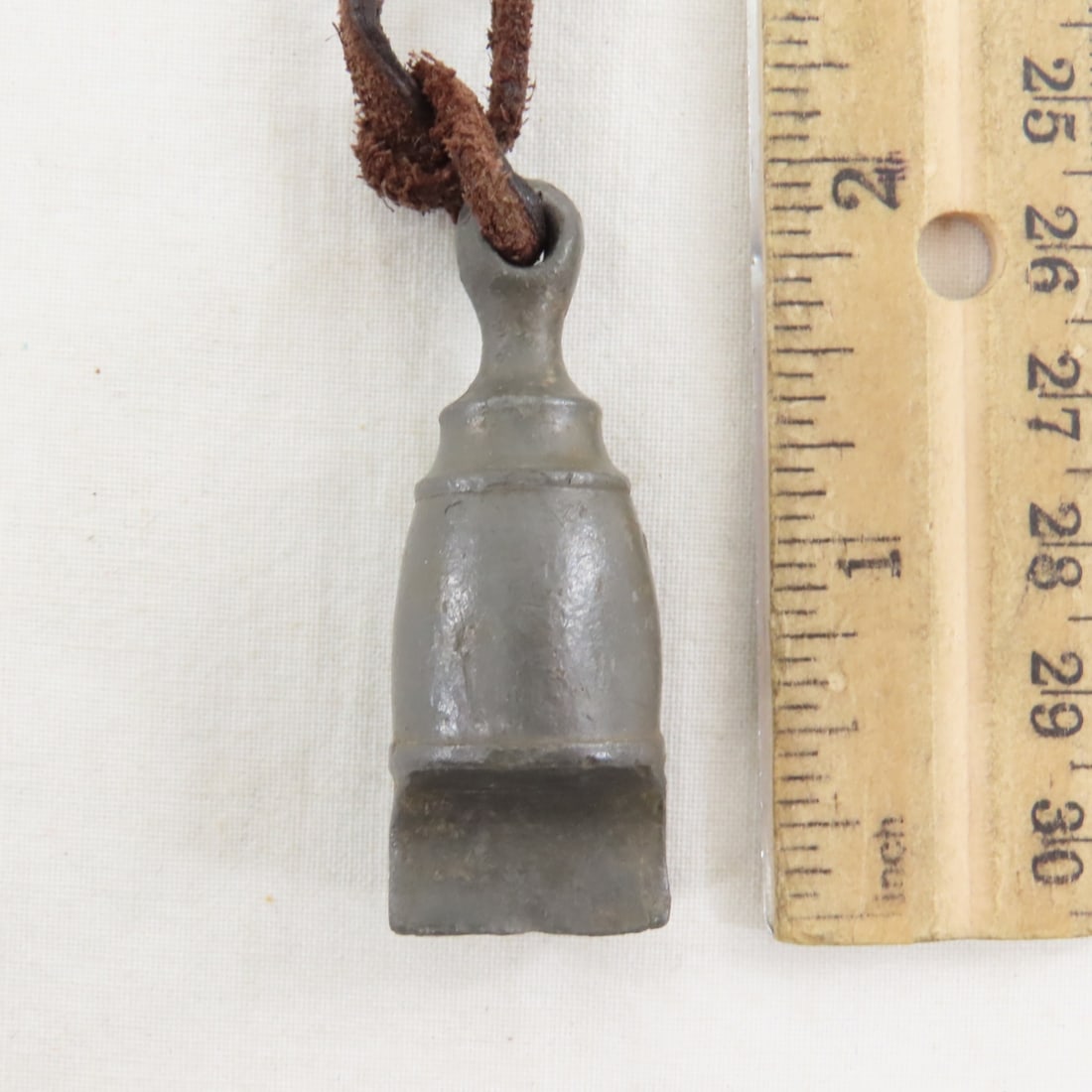 Civil War Era Flask, Police Whistle, Cap Insignia - 14