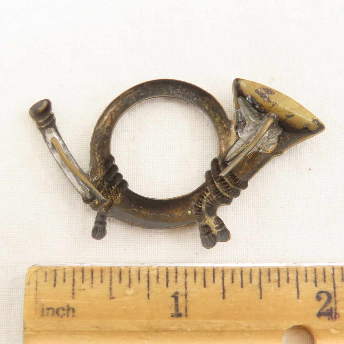 Civil War Era Flask, Police Whistle, Cap Insignia - 16