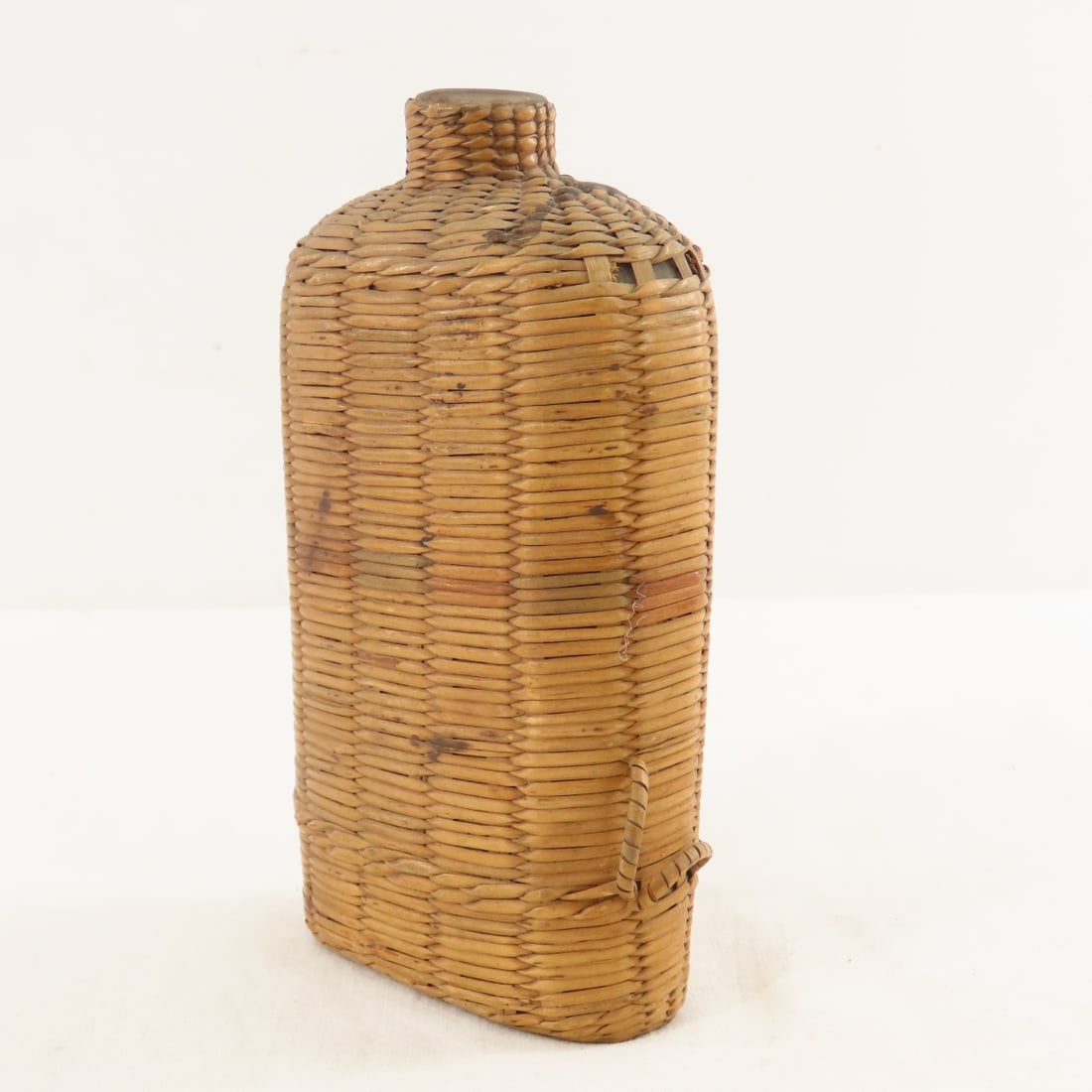 Civil War Era Flask, Police Whistle, Cap Insignia - 6
