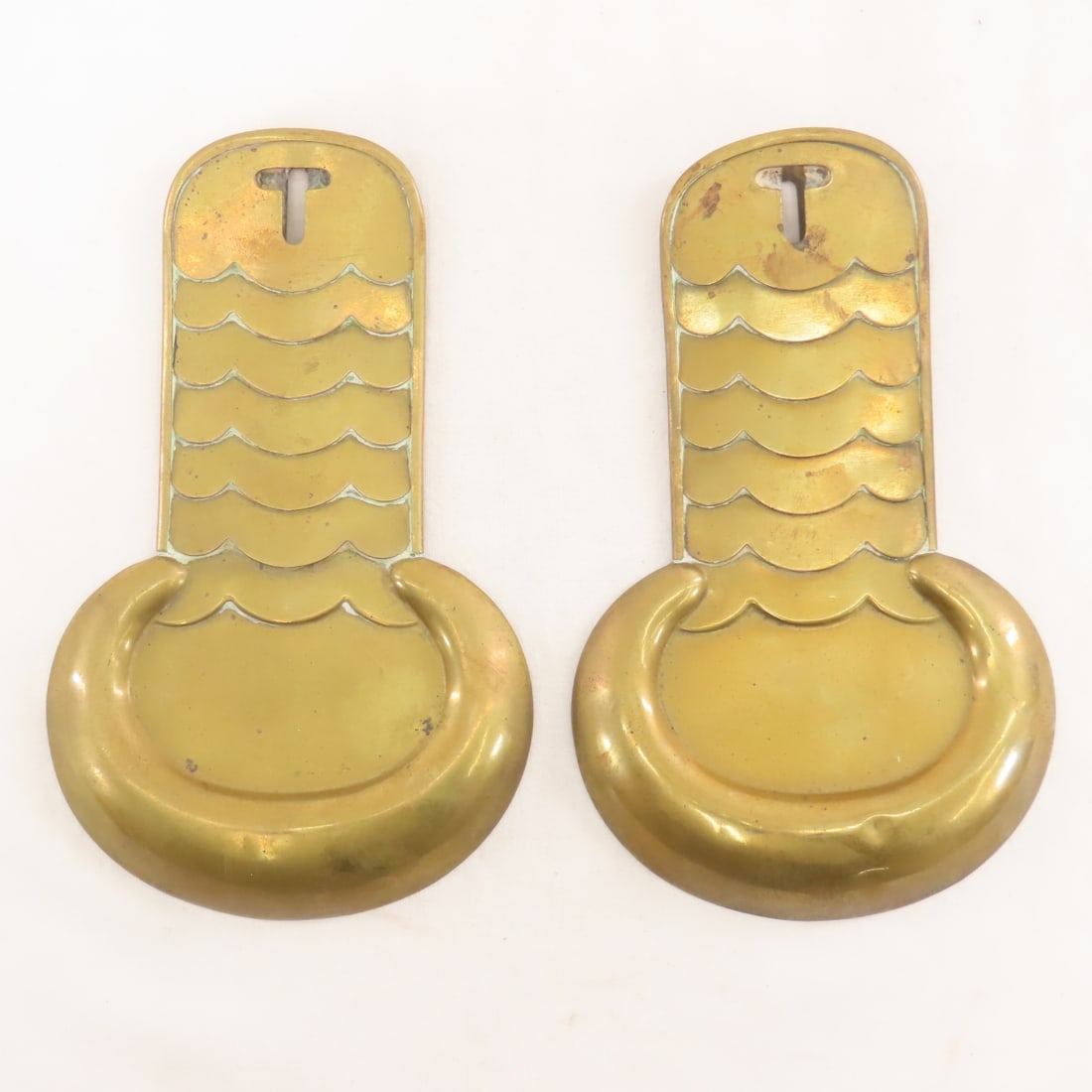 Civil War Enlisted Brass Shoulder Scales - 2