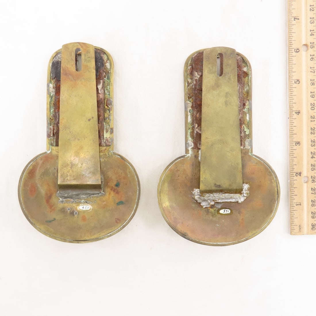 Civil War Enlisted Brass Shoulder Scales - 3
