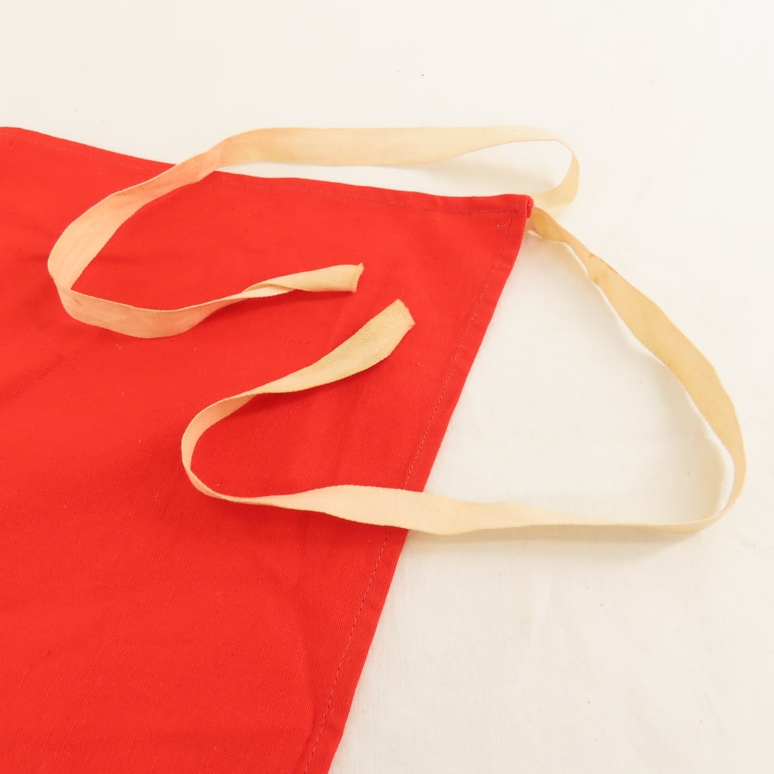 WWII German Swastika Flag with Ties & Fringe - 5