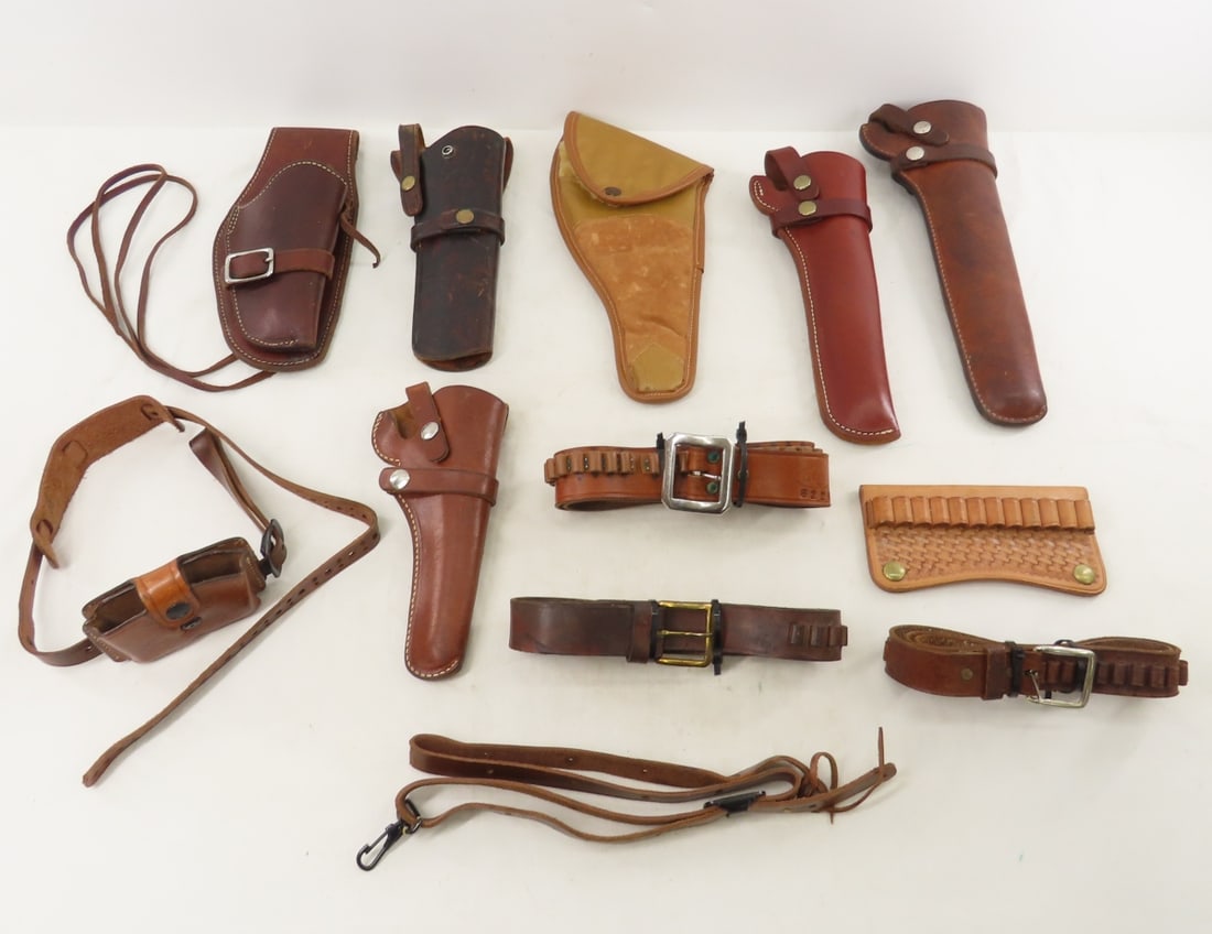 6 Holsters, 3 Belts & Ammo Holder (1 of 20)