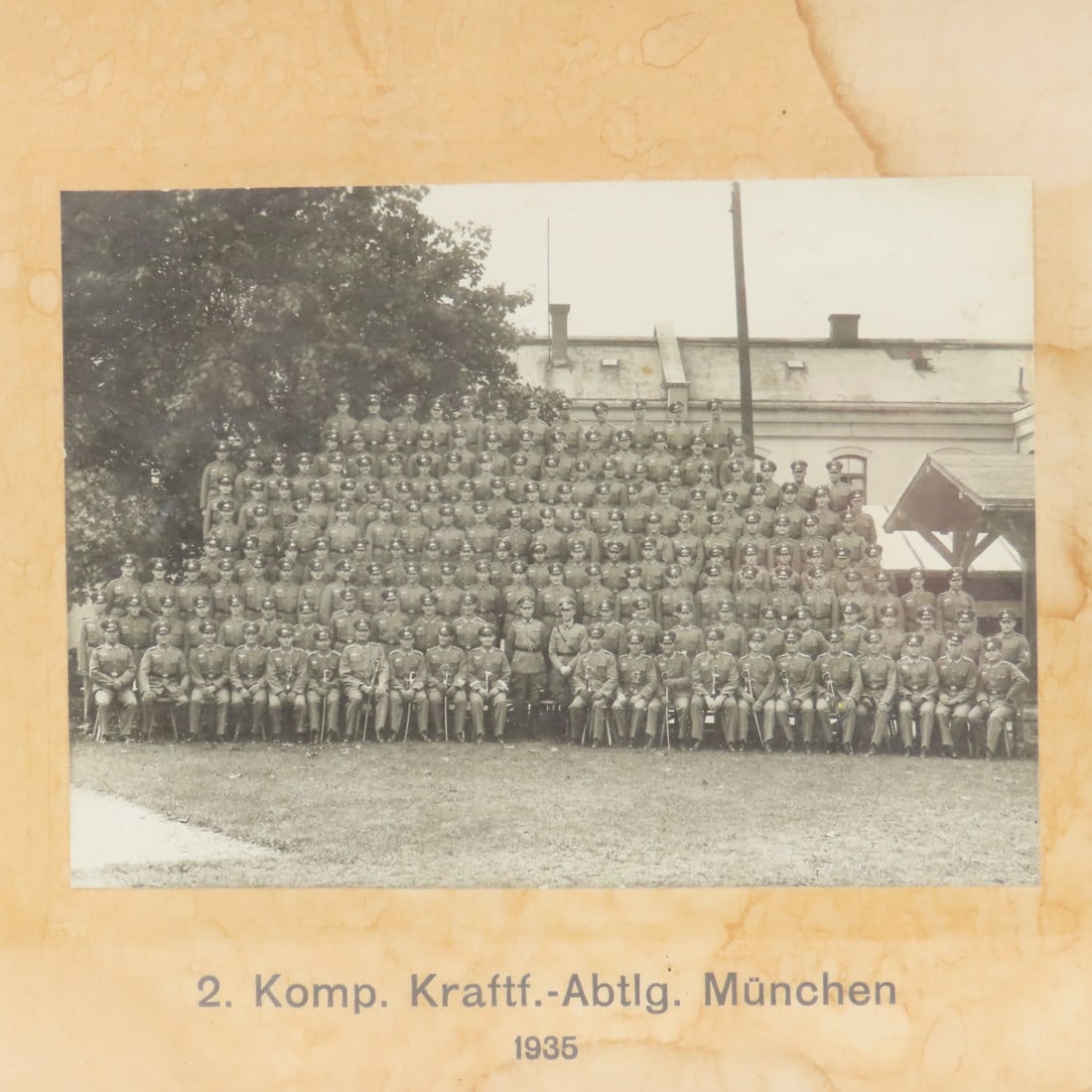 5 German WWII Regimental Photos & 1 Modern - 3