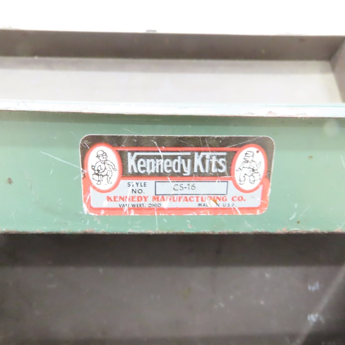 7 Vintage Metal Tackle & Tool Boxes, Empty - 17