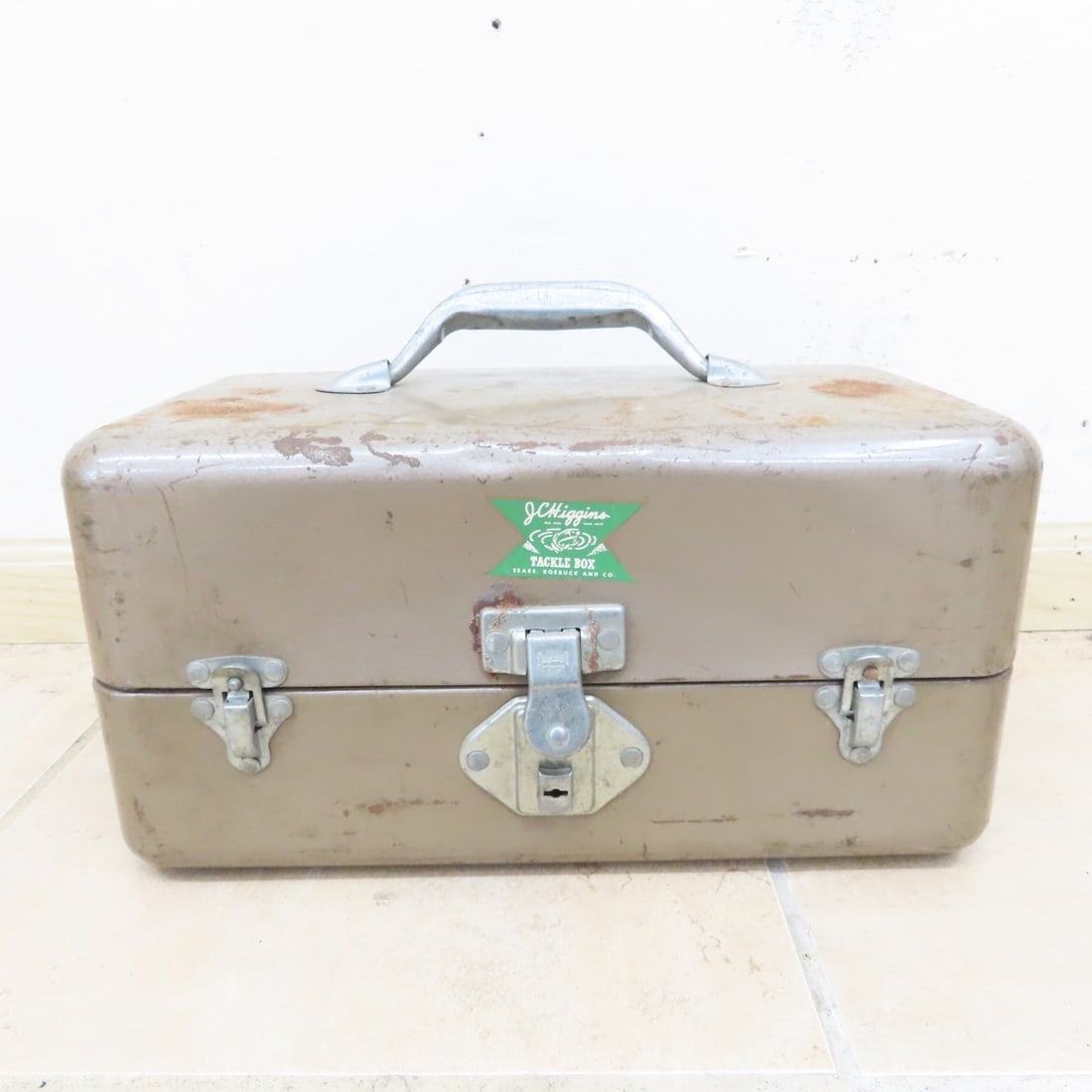 7 Vintage Metal Tackle & Tool Boxes, Empty - 18