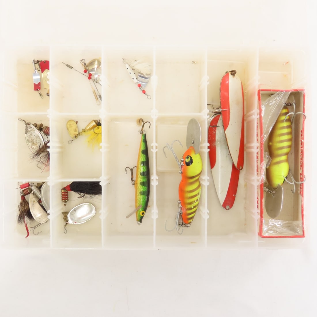 Walton Grip Loc Tackle Box full of Lures & Gear - 16