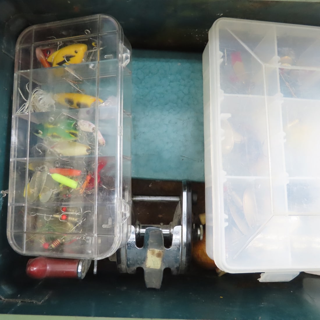 Walton Grip Loc Tackle Box full of Lures & Gear - 8
