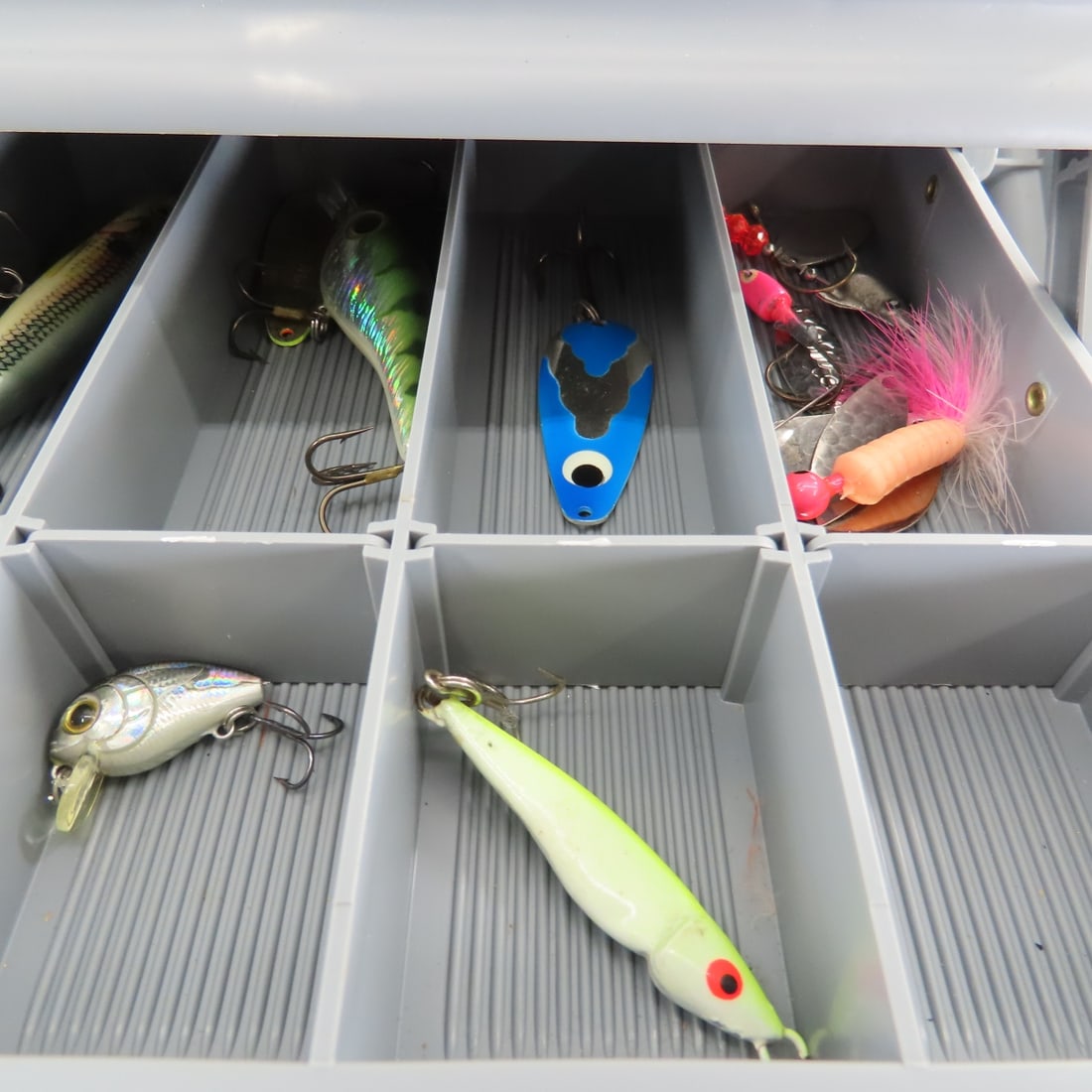 Plano Plastic Tackle Box with Lures & Gear - 10