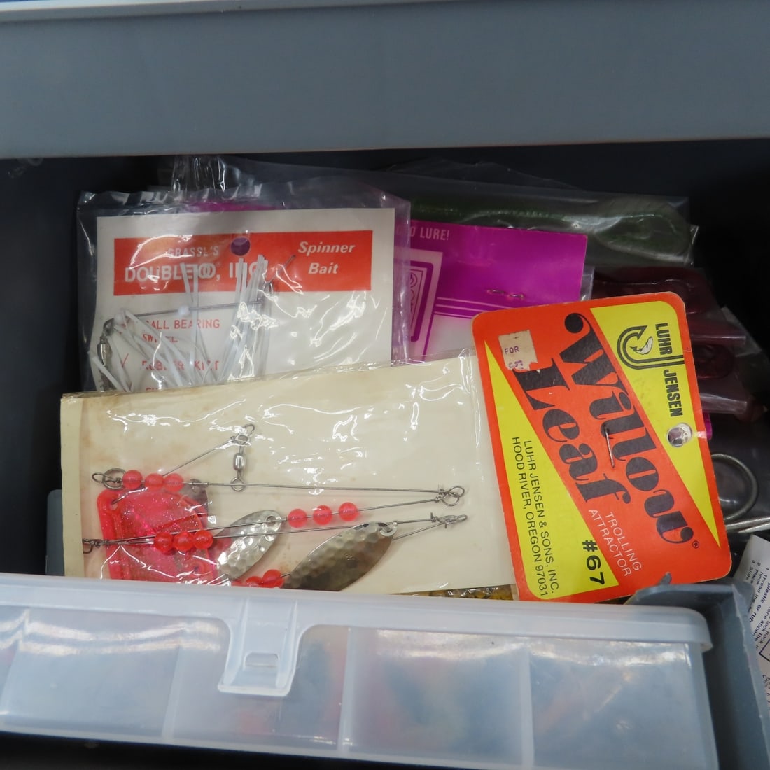 Plano Plastic Tackle Box with Lures & Gear - 11