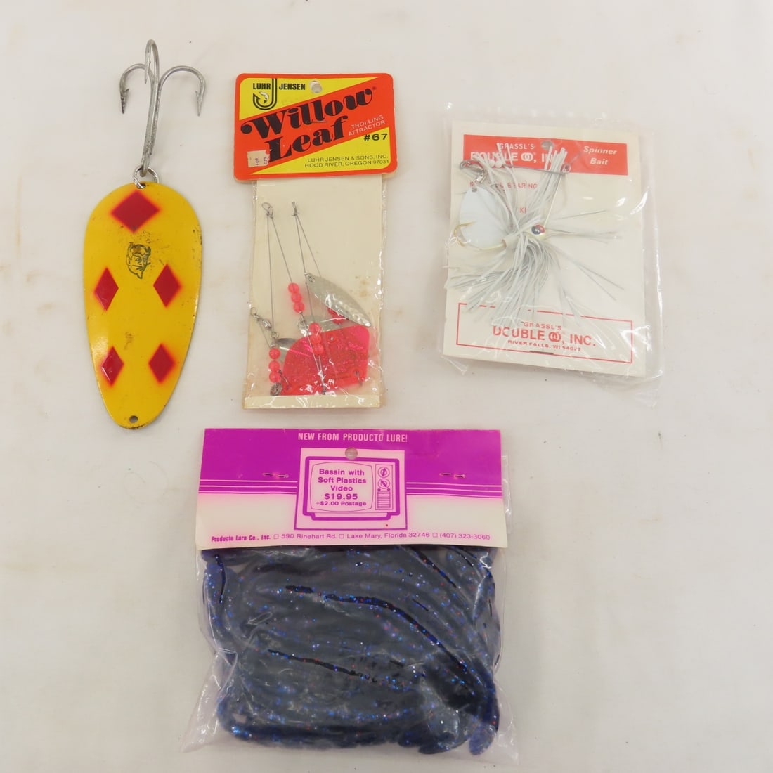 Plano Plastic Tackle Box with Lures & Gear - 13