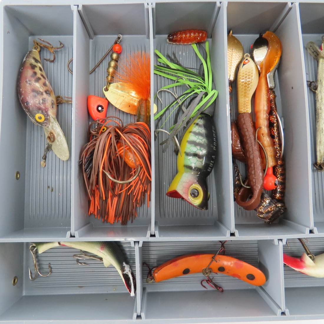 Plano Plastic Tackle Box with Lures & Gear - 2