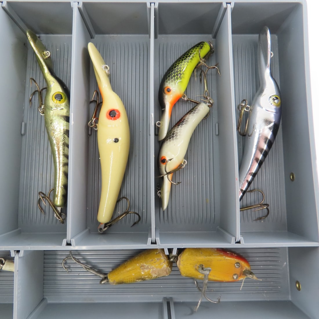 Plano Plastic Tackle Box with Lures & Gear - 4