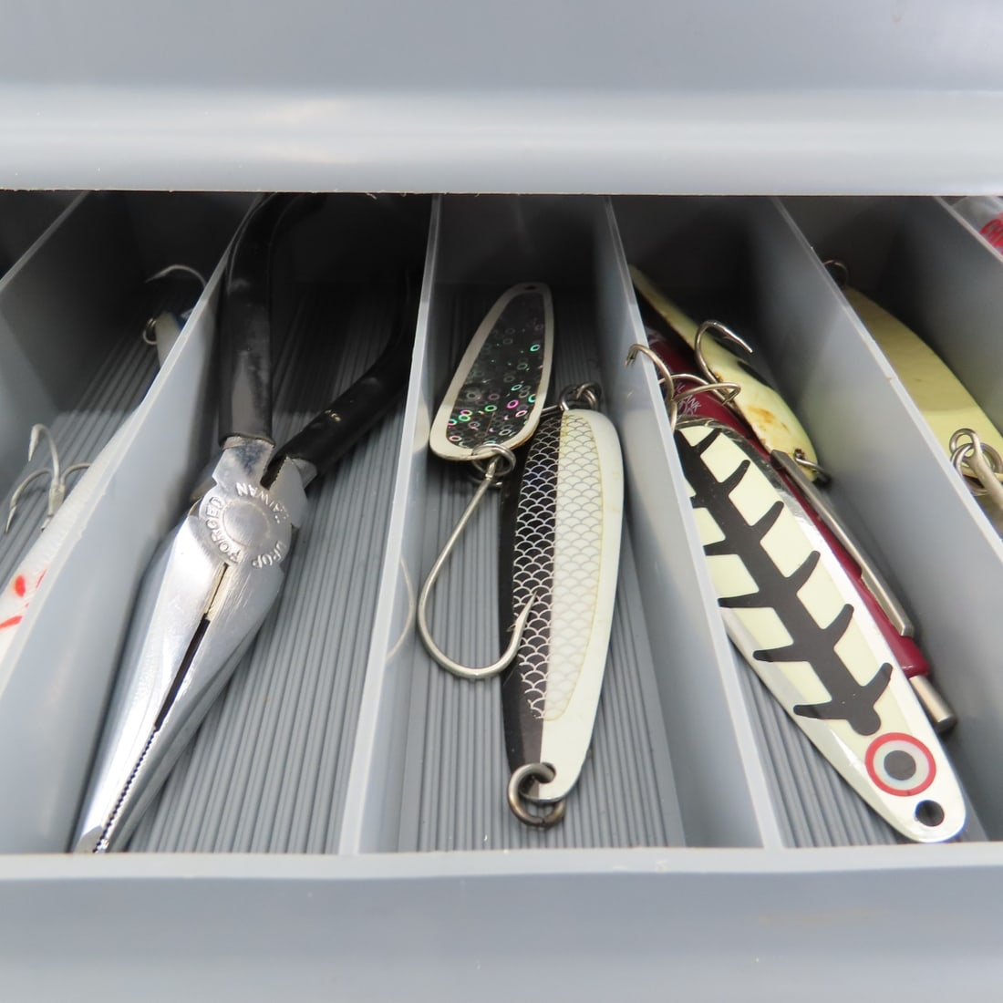 Plano Plastic Tackle Box with Lures & Gear - 6