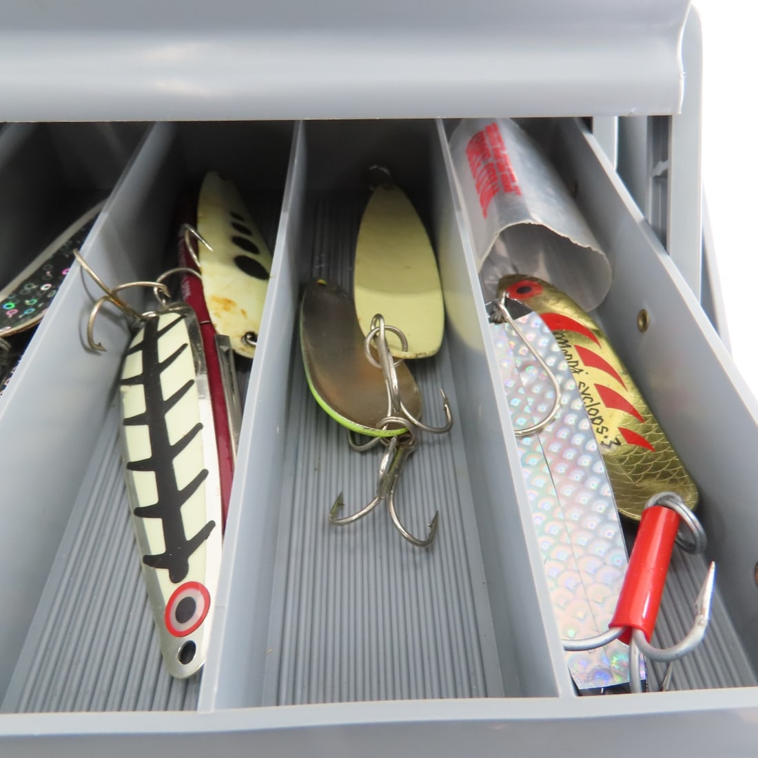 Plano Plastic Tackle Box with Lures & Gear - 7