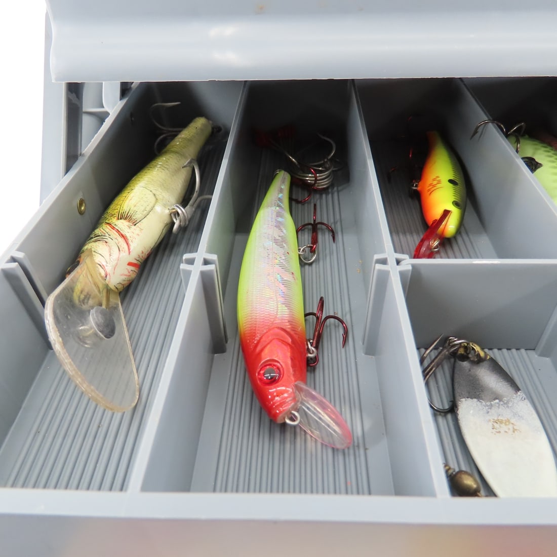 Plano Plastic Tackle Box with Lures & Gear - 8