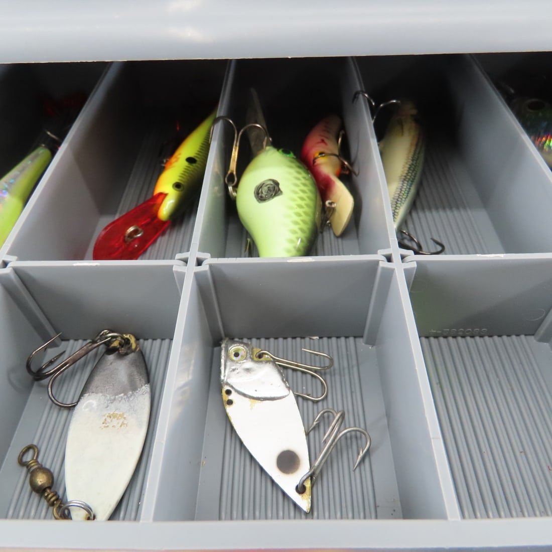 Plano Plastic Tackle Box with Lures & Gear - 9