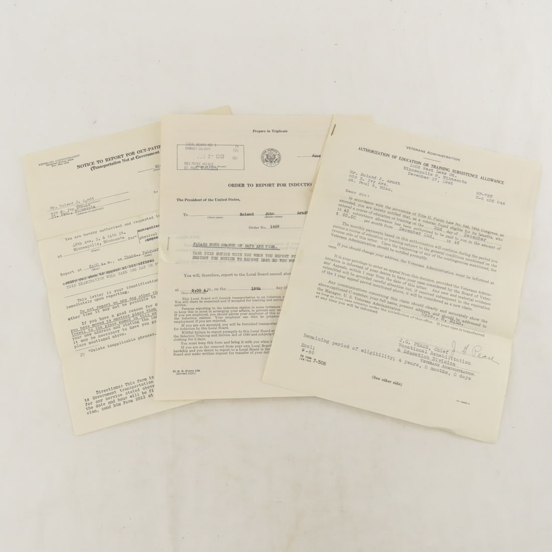 WWII Soldier Letters To and From Home - 12