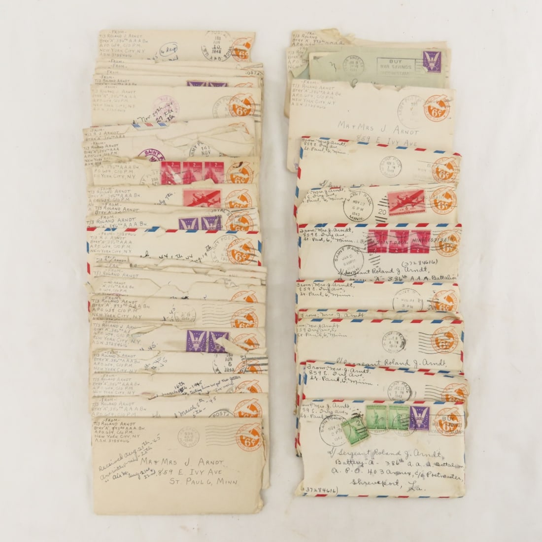WWII Soldier Letters To and From Home - 15