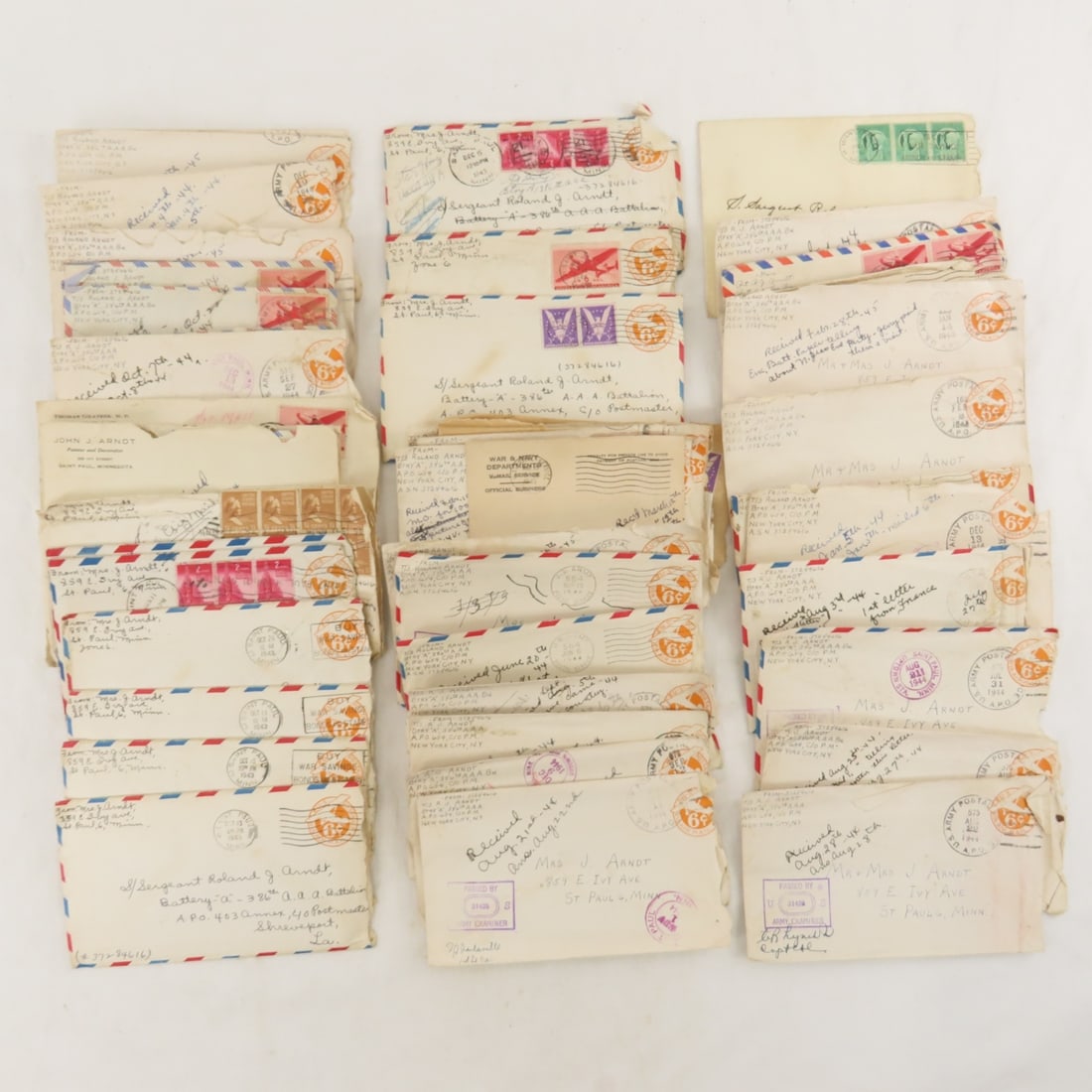 WWII Soldier Letters To and From Home - 17
