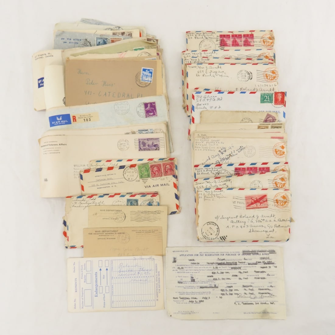 WWII Soldier Letters To and From Home - 18
