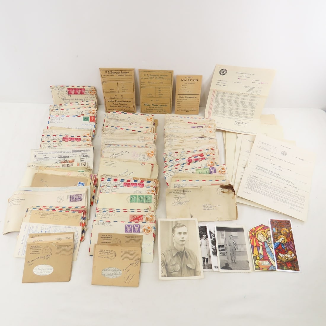 WWII Soldier Letters To and From Home (1 of 18)