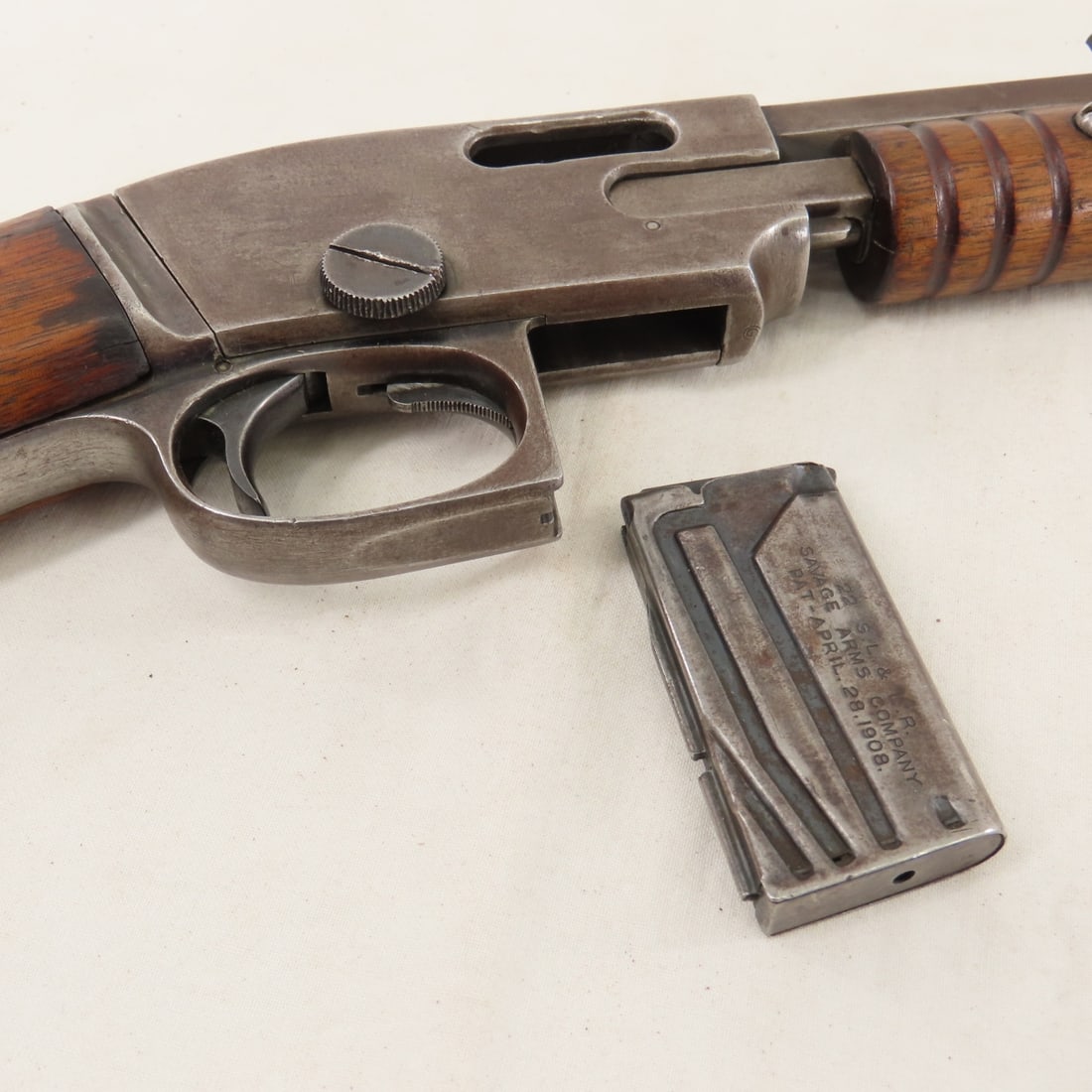 Savage1903 .22 S,L,LR Takedown Slide Action Rifle - 11