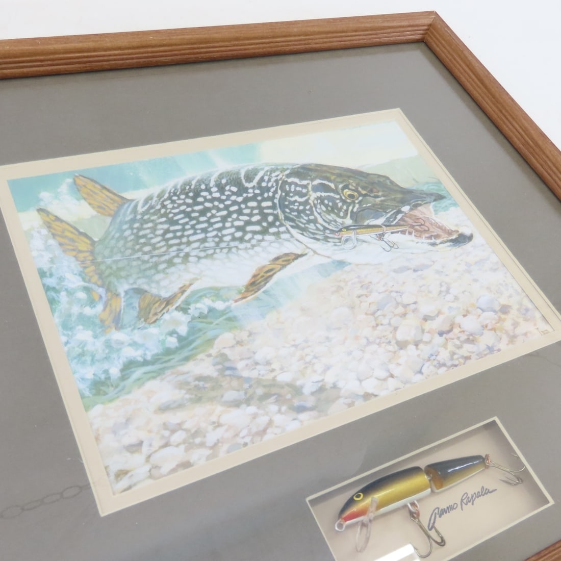 Framed Rapala Artwork, Wood Boxes, Tin & More - 3