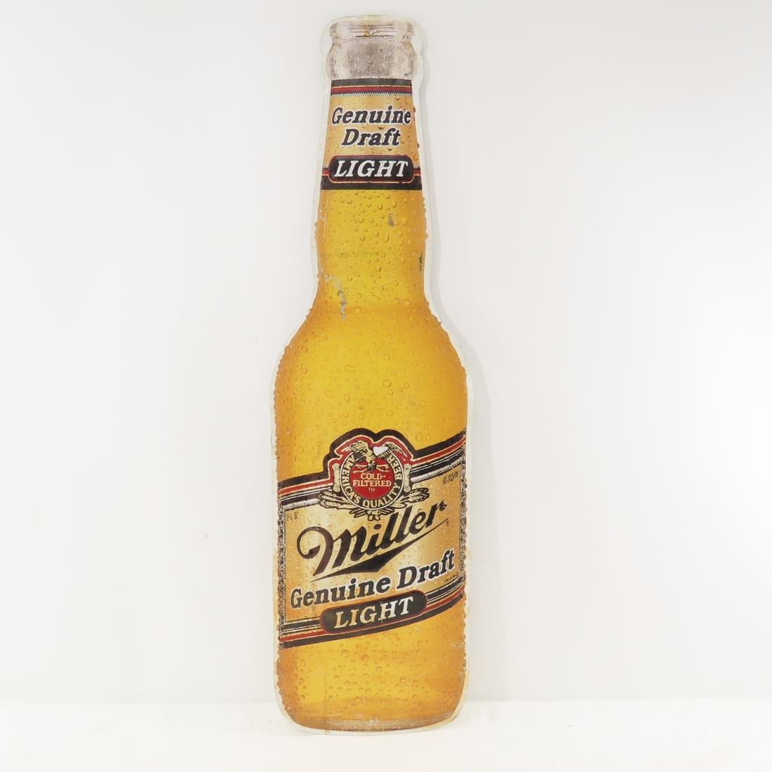 2 Miller Genuine Draft Metal Beer Signs MGD - 2