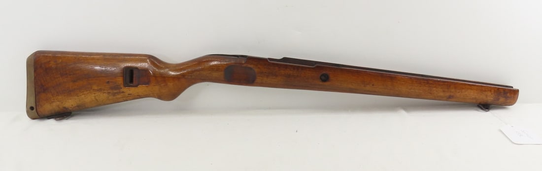 German K98K Sporterized Wood Stock: German K98K Sporterized Wood Stock - LOT SIZE: 32x6x2" 2.5 LBS All information and photos, which are part of the description) are intended to be as accurate as possible, but errors are possible. No