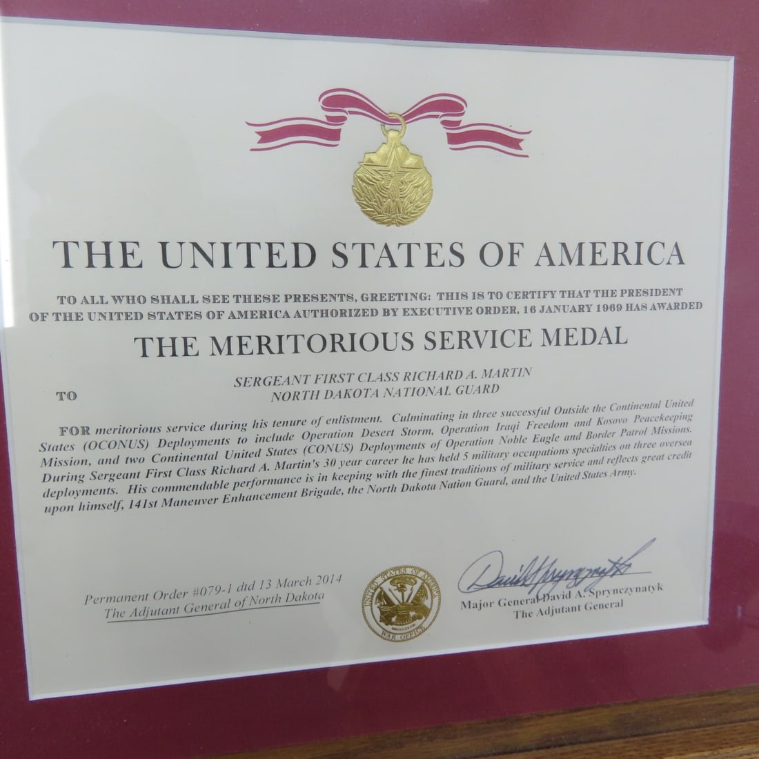 Richard Martin Framed Military Certificates & More - 5