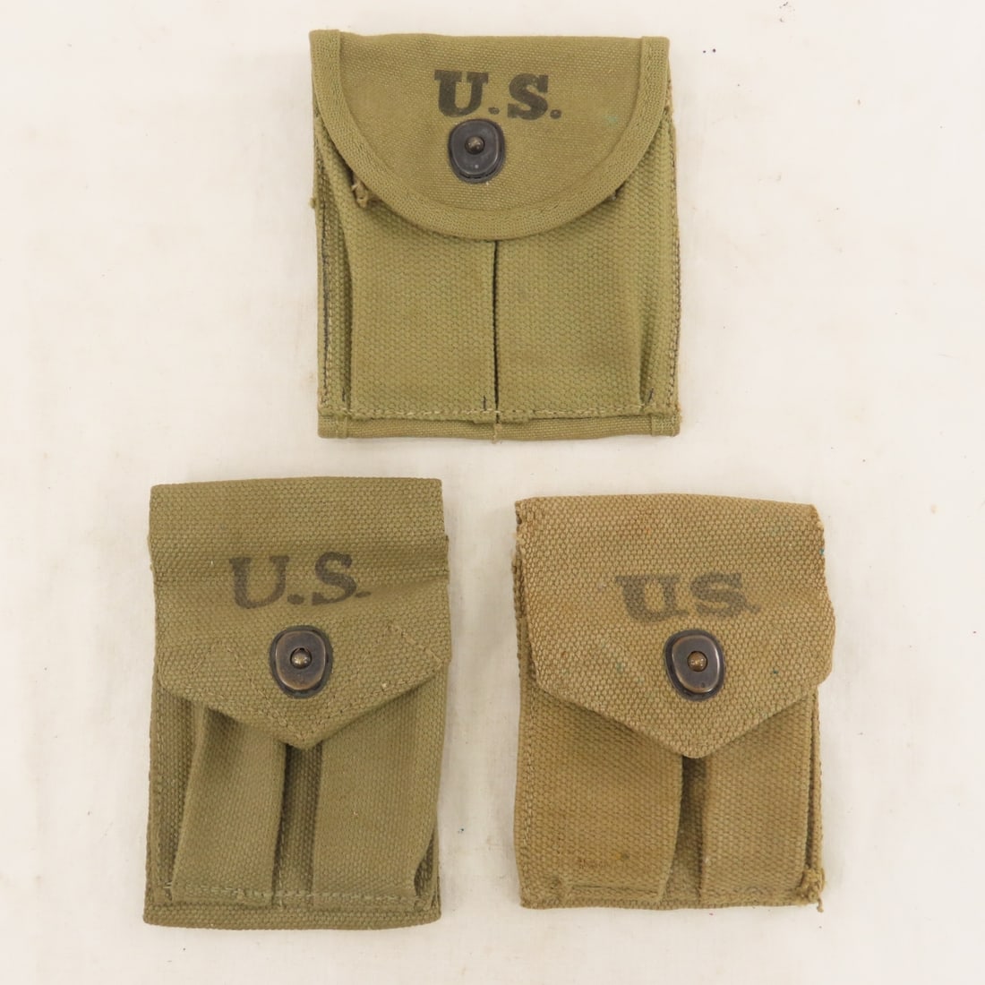3 US Holsters and Military Ammo Belts - 7