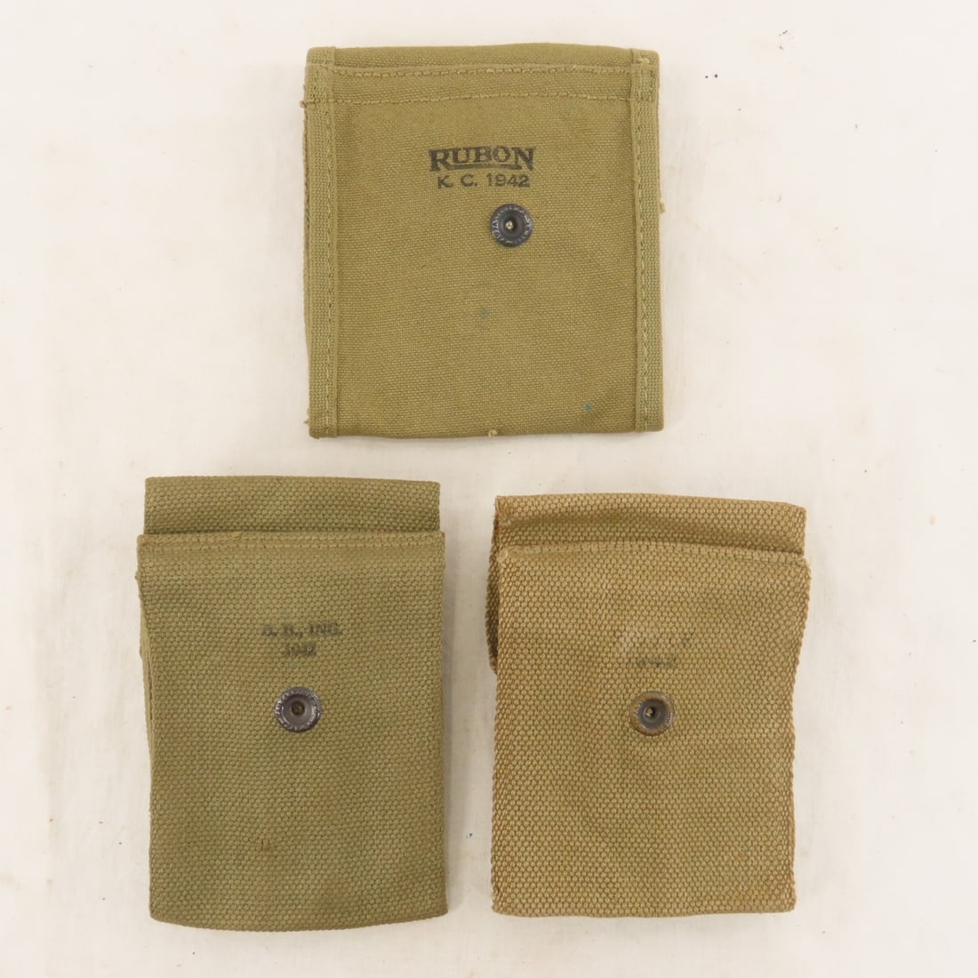 3 US Holsters and Military Ammo Belts - 8