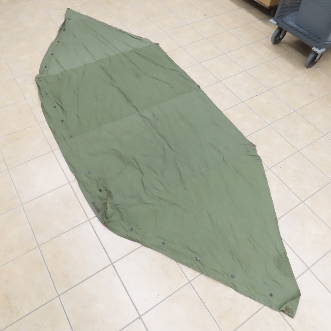 US Military Jacket, Canvas Shelter, Straps, Duffle - 11