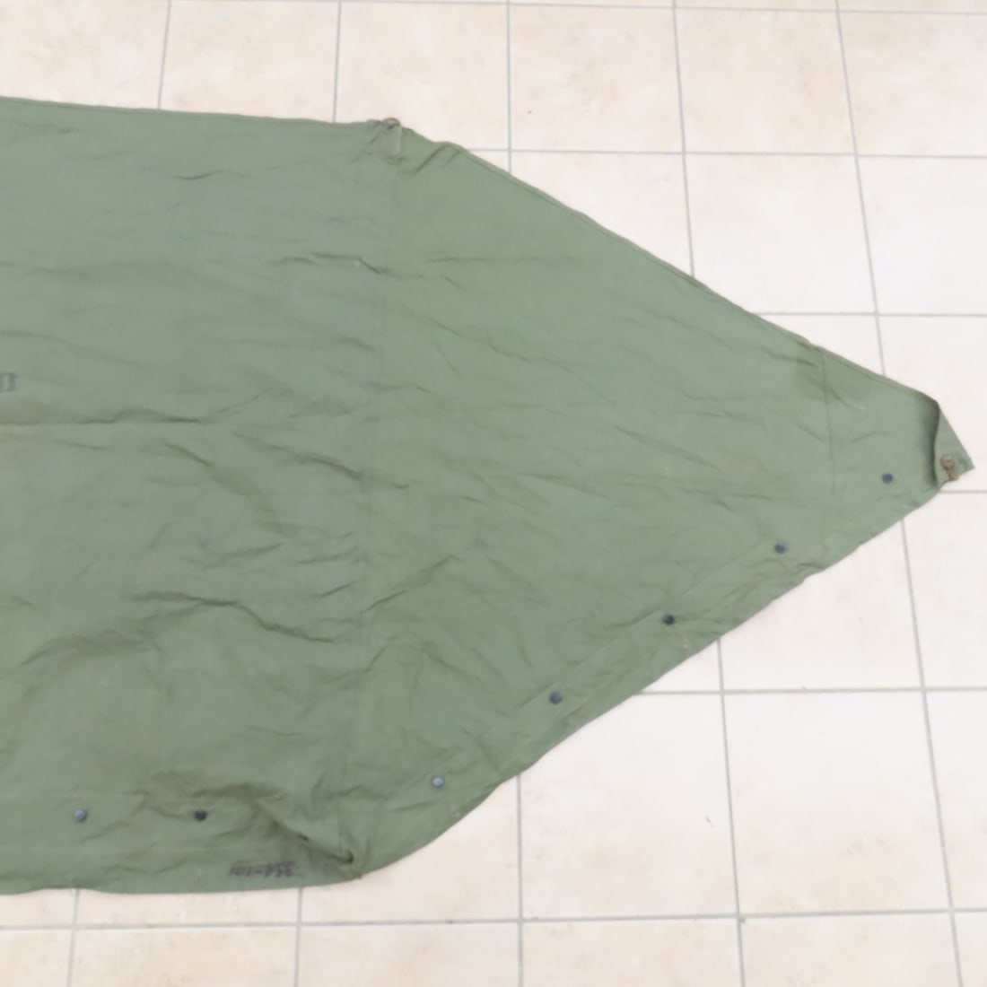 US Military Jacket, Canvas Shelter, Straps, Duffle - 12
