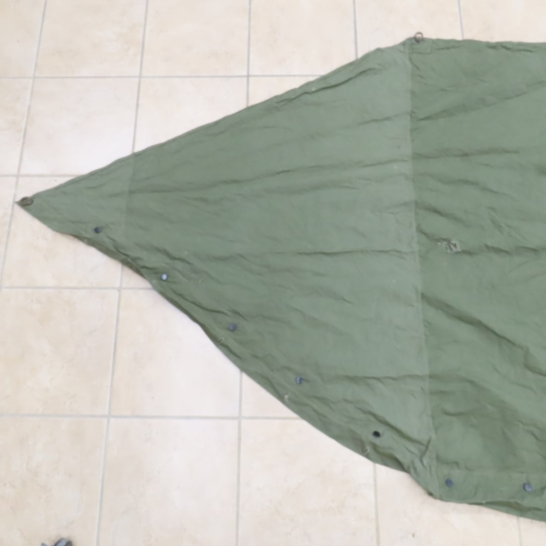 US Military Jacket, Canvas Shelter, Straps, Duffle - 14