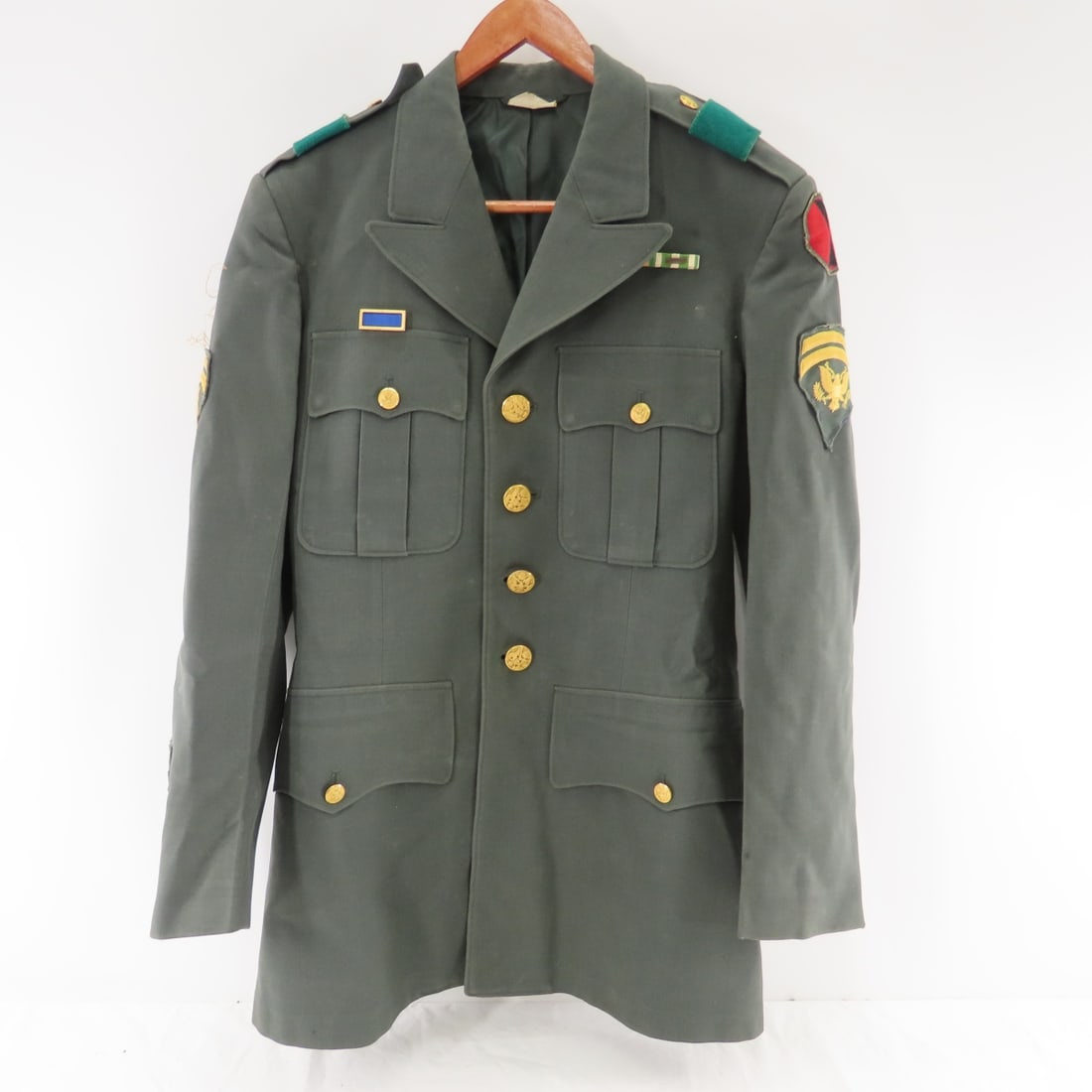 US Military Jacket, Canvas Shelter, Straps, Duffle - 2