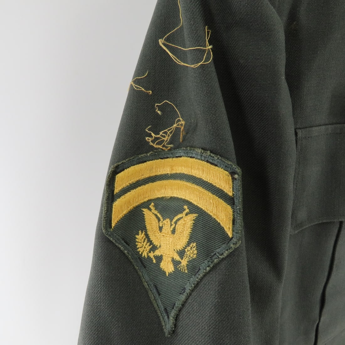 US Military Jacket, Canvas Shelter, Straps, Duffle - 8